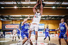 Basketball, bet-at-home Basketball Superliga 2020/21, Platzierungsrunde 9.Runde, Kapfenberg Bulls, Oberwart Gunners, Alexander James Herrera (44)
