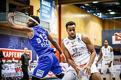 Basketball, bet-at-home Basketball Superliga 2020/21, Platzierungsrunde 9.Runde, Kapfenberg Bulls, Oberwart Gunners, Justin DeJon Briggs (15)