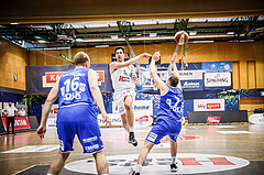 Basketball, bet-at-home Basketball Superliga 2020/21, Platzierungsrunde 9.Runde, Kapfenberg Bulls, Oberwart Gunners, Dejan Cigoja (10)