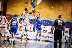 Basketball, bet-at-home Basketball Superliga 2020/21, Platzierungsrunde 9.Runde, Kapfenberg Bulls, Oberwart Gunners, Ignas Fiodorovas (5)