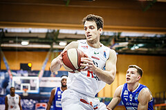 Basketball, bet-at-home Basketball Superliga 2020/21, Platzierungsrunde 9.Runde, Kapfenberg Bulls, Oberwart Gunners, Nemanja Krstic (12)