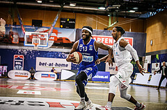 Basketball, bet-at-home Basketball Superliga 2020/21, Platzierungsrunde 9.Runde, Kapfenberg Bulls, Oberwart Gunners, Quincy Diggs (13)