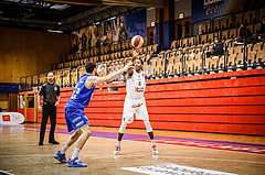 Basketball, bet-at-home Basketball Superliga 2020/21, Platzierungsrunde 9.Runde, Kapfenberg Bulls, Oberwart Gunners, Eric McClellan (8)