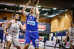 Basketball, bet-at-home Basketball Superliga 2020/21, Platzierungsrunde 9.Runde, Kapfenberg Bulls, Oberwart Gunners, Renato Poljak (16)