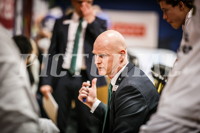 Basketball, bet-at-home Basketball Superliga 2020/21, Platzierungsrunde 9.Runde, Kapfenberg Bulls, Oberwart Gunners, Mike Coffin (Head Coach)