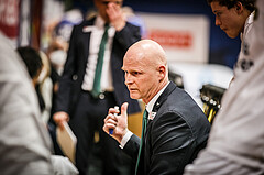 Basketball, bet-at-home Basketball Superliga 2020/21, Platzierungsrunde 9.Runde, Kapfenberg Bulls, Oberwart Gunners, Mike Coffin (Head Coach)