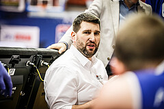 Basketball, bet-at-home Basketball Superliga 2020/21, Platzierungsrunde 9.Runde, Kapfenberg Bulls, Oberwart Gunners, Horst Leitner (Coach)