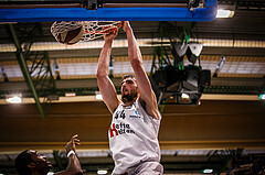 Basketball, bet-at-home Basketball Superliga 2020/21, Platzierungsrunde 9.Runde, Kapfenberg Bulls, Oberwart Gunners, Alexander James Herrera (44)