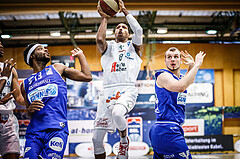 Basketball, bet-at-home Basketball Superliga 2020/21, Platzierungsrunde 9.Runde, Kapfenberg Bulls, Oberwart Gunners, Eric McClellan (8)