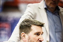 Basketball, bet-at-home Basketball Superliga 2020/21, Platzierungsrunde 9.Runde, Kapfenberg Bulls, Oberwart Gunners, Horst Leitner (Coach)