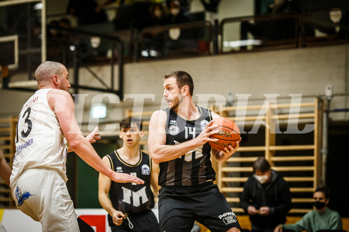 Basketball, Basketball Zweite Liga, Grunddurchgang 11.Runde, Mattersburg Rocks, Wörthersee Piraten, Maximilian Kunovjanek (14)