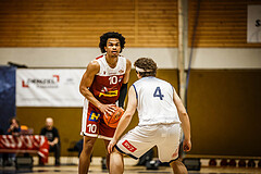 Basketball, win2day Basketball Superliga 2022/23, Grunddurchgang 3. Runde, BBC Nord Dragonz, Traiskirchen Lions, Evan Taylor (10)