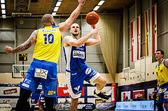 Basketball, win2day Basketball Superliga 2021/22, Platzierungsrunde 3.Runde, SKN St. Pölten Basketball, Oberwart Gunners, Renato Poljak (16)
