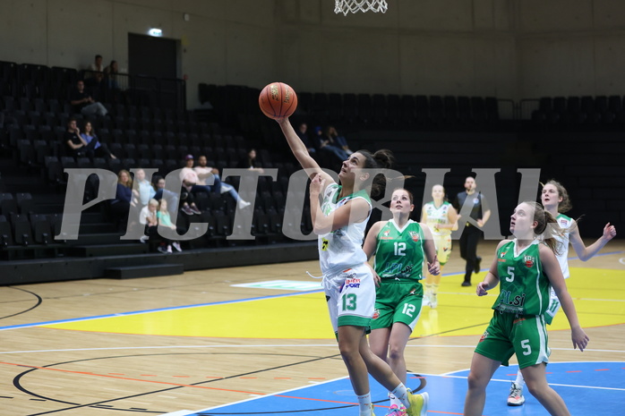 16.10.2022, Raiffeisen Sportpark, Basketball Damen Superliga 2022/23, Grunddurchgang 3.Runde,  
UBI Graz vs. KOS Celovec,  