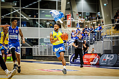 Basketball, win2day Basketball Superliga 2021/22, Platzierungsrunde 3.Runde, SKN St. Pölten Basketball, Oberwart Gunners, Michael Holton Jr. (14)