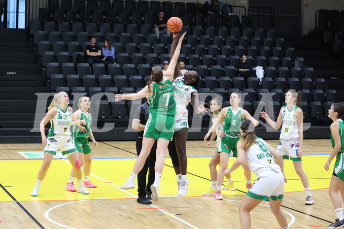 16.10.2022, Raiffeisen Sportpark, Basketball Damen Superliga 2022/23, Grunddurchgang 3.Runde,  
UBI Graz vs. KOS Celovec,  
