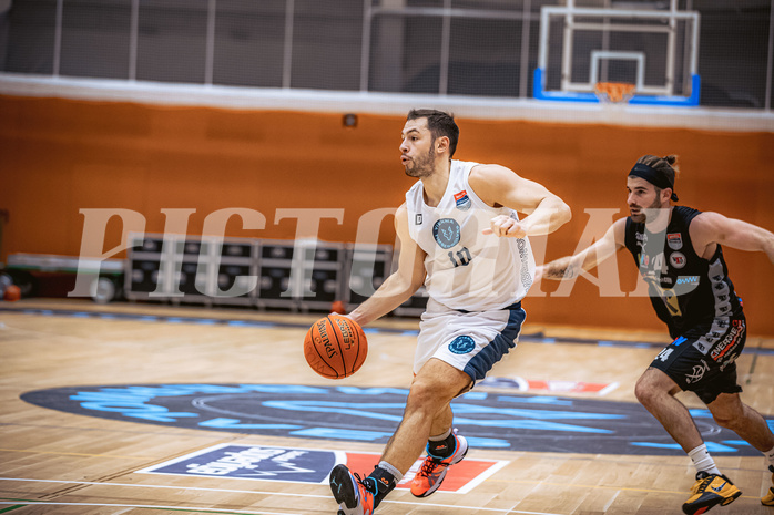 Basketball, Win2Day Superliga 2022/23, Grunddurchgang 3.Runde, Vienna D.C. Timberwolves, Raiffeisen Flyers Wels, Jakob Szkutta (10)