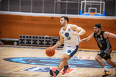 Basketball, Win2Day Superliga 2022/23, Grunddurchgang 3.Runde, Vienna D.C. Timberwolves, Raiffeisen Flyers Wels, Jakob Szkutta (10)