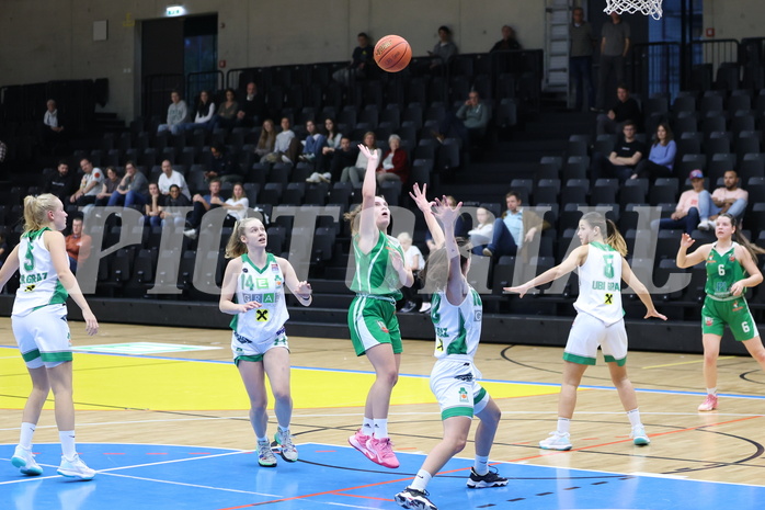 16.10.2022, Raiffeisen Sportpark, Basketball Damen Superliga 2022/23, Grunddurchgang 3.Runde,  
UBI Graz vs. KOS Celovec,  