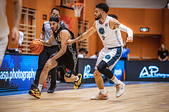 Basketball, Win2Day Superliga 2022/23, Grunddurchgang 3.Runde, Vienna D.C. Timberwolves, Raiffeisen Flyers Wels, Yonatan Rabinowitz (24)