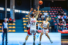 Basketball, Win2Day Superliga 2022/23, Grunddurchgang 3.Runde, BC GGMT Vienna, CITIES Panthers Fürstenfeld, Steve Robinson Jr. (6), Ivan Siriscevic (17)