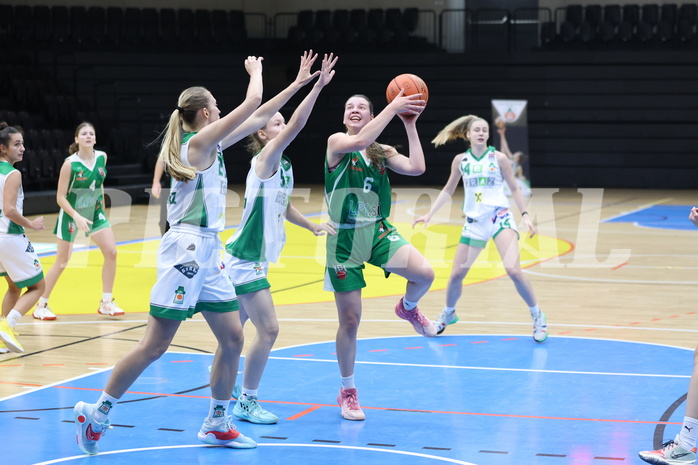 16.10.2022, Raiffeisen Sportpark, Basketball Damen Superliga 2022/23, Grunddurchgang 3.Runde,  
UBI Graz vs. KOS Celovec,  