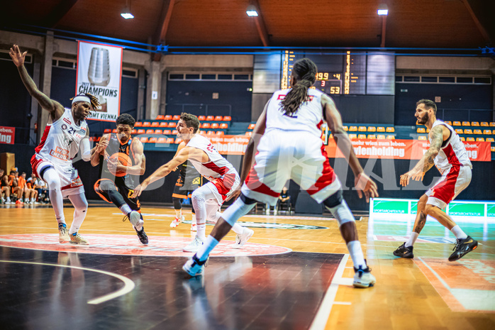 Basketball, Win2Day Superliga 2022/23, Grunddurchgang 3.Runde, BC GGMT Vienna, CITIES Panthers Fürstenfeld, Pavle Milenkovic (21), Steve Robinson Jr. (6), Bogic Vujosevic (5)