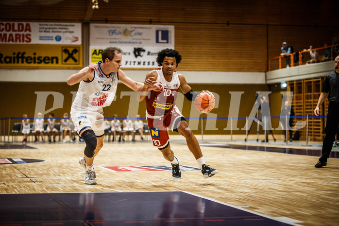 Basketball, win2day Basketball Superliga 2022/23, Grunddurchgang 3. Runde, BBC Nord Dragonz, Traiskirchen Lions, Evan Taylor (10)