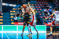 Basketball, Win2Day Superliga 2022/23, Grunddurchgang 3.Runde, BC GGMT Vienna, CITIES Panthers Fürstenfeld, Andrija Blatancic (4), Stefan Savic (13)