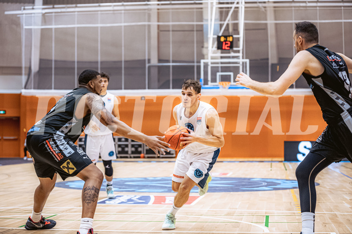 Basketball, Win2Day Superliga 2022/23, Grunddurchgang 3.Runde, Vienna D.C. Timberwolves, Raiffeisen Flyers Wels, Elias Wlasak (8)