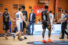 Basketball, Win2Day Superliga 2022/23, Grunddurchgang 3.Runde, Vienna D.C. Timberwolves, Raiffeisen Flyers Wels, Hubert Schmidt (Head Coach)