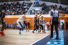 Basketball, Win2Day Superliga 2022/23, Grunddurchgang 3.Runde, Vienna D.C. Timberwolves, Raiffeisen Flyers Wels, Moritz Lanegger (21)