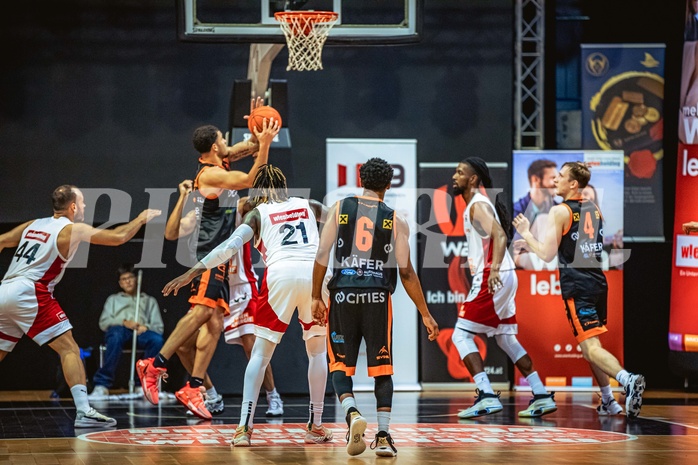 Basketball, Win2Day Superliga 2022/23, Grunddurchgang 3.Runde, BC GGMT Vienna, CITIES Panthers Fürstenfeld, Jaylen Butz (12)