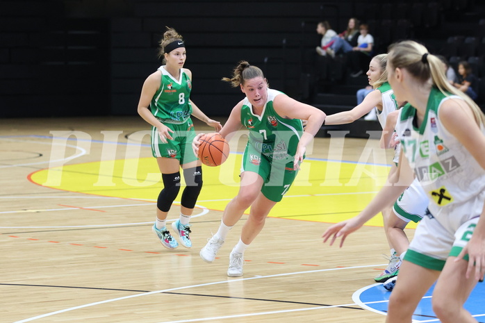 16.10.2022, Raiffeisen Sportpark, Basketball Damen Superliga 2022/23, Grunddurchgang 3.Runde,  
UBI Graz vs. KOS Celovec,  
