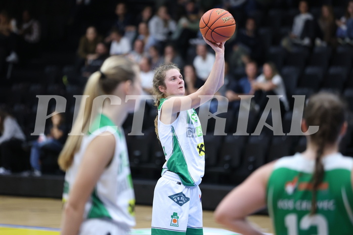 16.10.2022, Raiffeisen Sportpark, Basketball Damen Superliga 2022/23, Grunddurchgang 3.Runde,  
UBI Graz vs. KOS Celovec,  