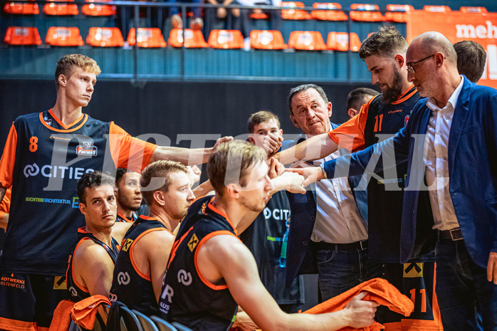 Basketball, Win2Day Superliga 2022/23, Grunddurchgang 3.Runde, BC GGMT Vienna, CITIES Panthers Fürstenfeld, Peter Stahl (Head Coach)