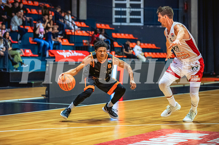 Basketball, Win2Day Superliga 2022/23, Grunddurchgang 3.Runde, BC GGMT Vienna, CITIES Panthers Fürstenfeld, Steve Robinson Jr. (6)