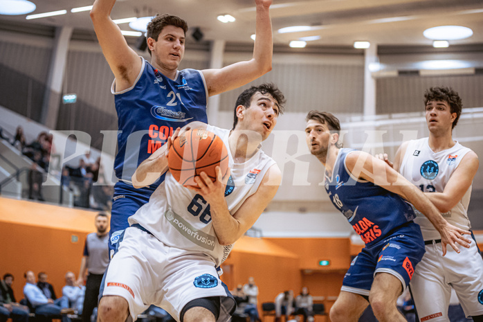 Basketball, Win2Day Superliga 2022/23, 7. Qualifikationsrunde, Vienna Timberwolves, BBC Nord Dragonz, Paul Rotter (66)