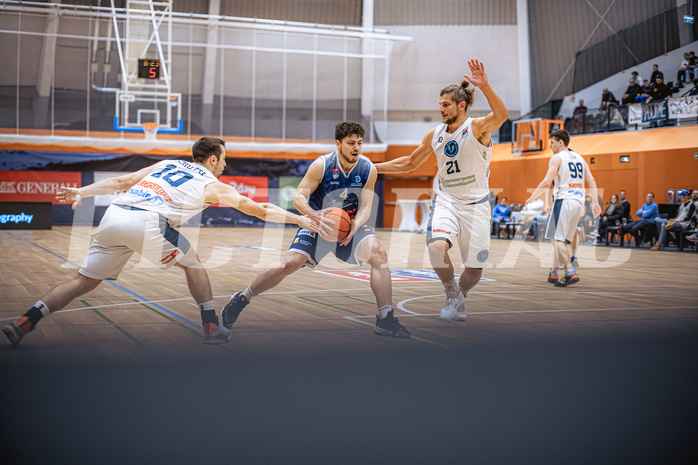 Basketball, Win2Day Superliga 2022/23, 7. Qualifikationsrunde, Vienna Timberwolves, BBC Nord Dragonz, Ognjen Drljaca (4)