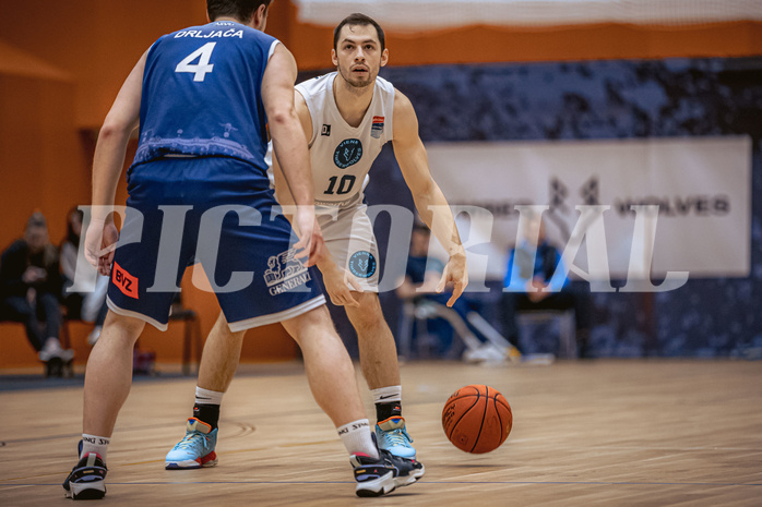 Basketball, Win2Day Superliga 2022/23, 7. Qualifikationsrunde, Vienna Timberwolves, BBC Nord Dragonz, Jakob Szkutta (10)