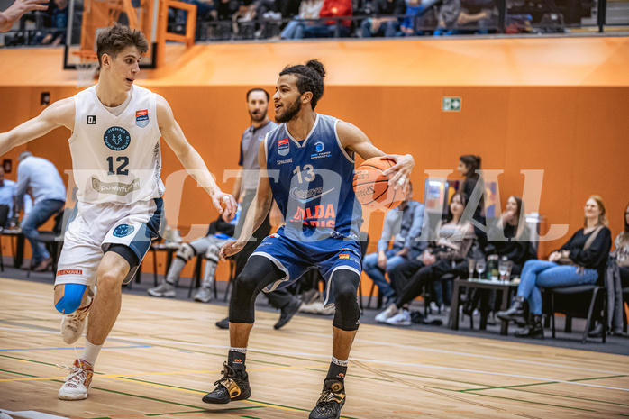 Basketball, Win2Day Superliga 2022/23, 7. Qualifikationsrunde, Vienna Timberwolves, BBC Nord Dragonz, Kyran Jordan Mc Clure (13)