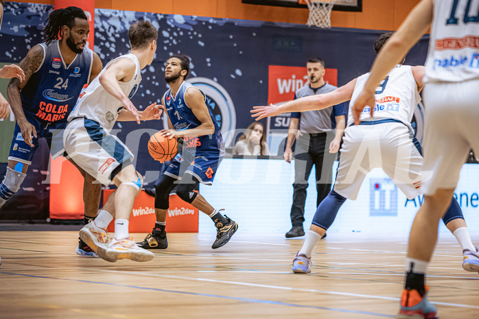Basketball, Win2Day Superliga 2022/23, 7. Qualifikationsrunde, Vienna Timberwolves, BBC Nord Dragonz, Kyran Jordan Mc Clure (13)