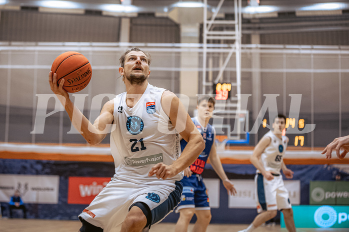 Basketball, Win2Day Superliga 2022/23, 7. Qualifikationsrunde, Vienna Timberwolves, BBC Nord Dragonz, Moritz Lanegger (21)
