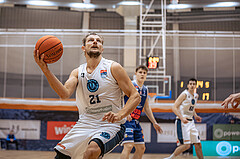 Basketball, Win2Day Superliga 2022/23, 7. Qualifikationsrunde, Vienna Timberwolves, BBC Nord Dragonz, Moritz Lanegger (21)