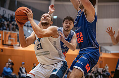 Basketball, Win2Day Superliga 2022/23, 7. Qualifikationsrunde, Vienna Timberwolves, BBC Nord Dragonz, Moritz Lanegger (21)