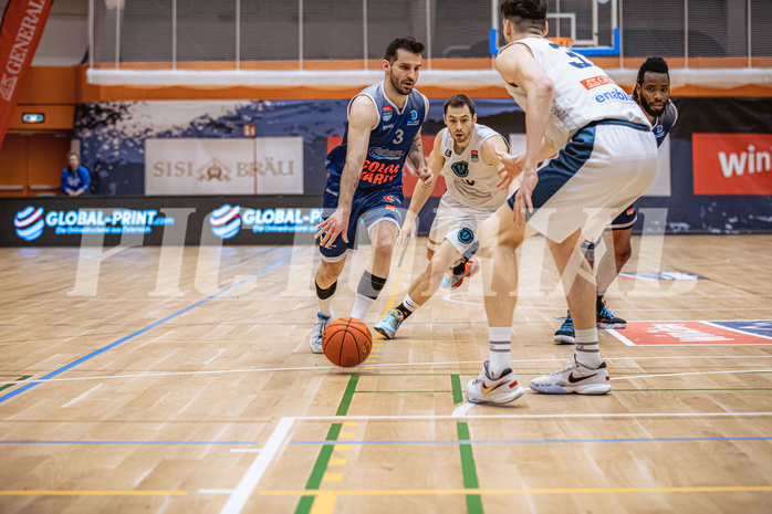 Basketball, Win2Day Superliga 2022/23, 7. Qualifikationsrunde, Vienna Timberwolves, BBC Nord Dragonz, Petar Cosic (3)