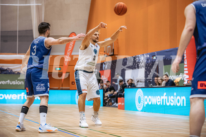 Basketball, Win2Day Superliga 2022/23, 7. Qualifikationsrunde, Vienna Timberwolves, BBC Nord Dragonz, Moritz Lanegger (21)