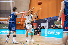Basketball, Win2Day Superliga 2022/23, 7. Qualifikationsrunde, Vienna Timberwolves, BBC Nord Dragonz, Moritz Lanegger (21)