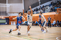 Basketball, Win2Day Superliga 2022/23, 7. Qualifikationsrunde, Vienna Timberwolves, BBC Nord Dragonz, Valentin Pasterk (6)