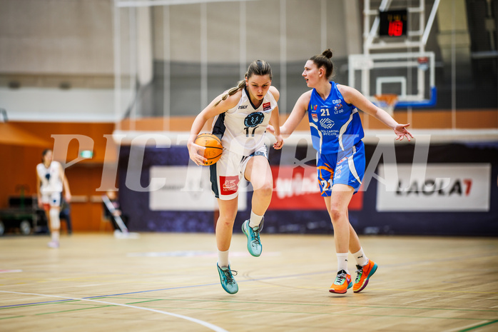 Basketball, Win2Day Basketball Damen Superliga 2023/24, Grunddurchgang 10.Runde, Vienna Timberwolves, DBB LZ OÖ, Antonia Dumancic (17)